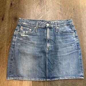 AG Denim Mini Skirt